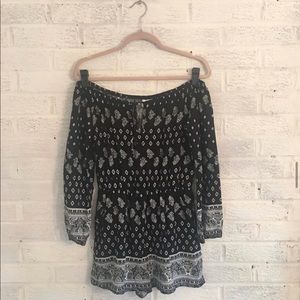 LA Hearts Off the Shoulder Romper